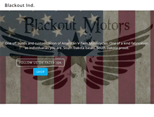 Tablet Screenshot of blackoutmotors.com